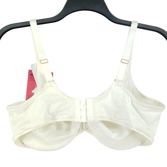 Lilyette Womens 40C White T-Shirt Bra With Underwire & Adjustable Straps Style 0 - Picture 2 of 7